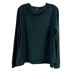 Beyond Yoga Day & Night Hoodie – Green  (Spacedye) Size XL